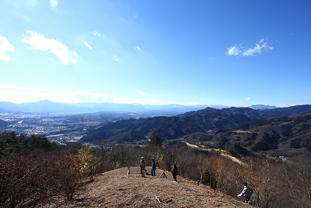 宝登山山頂